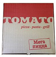 Картонная коробка для пиццы под заказ бурый