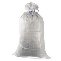 Мешки полипропиленовые белые 70+/-3 г, 45-50 кг, термообрез 1п-2с, 1 сорт